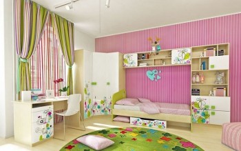 Детская комната Флёр (Белый/корпус Клен) в Енисейске - enisejsk.mebel54.com | фото