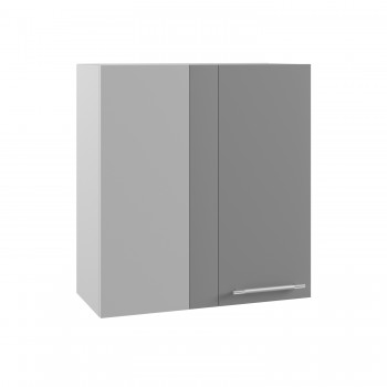 Гарда ПУ 650 шкаф верхний угловой (Джинс/корпус Серый) в Енисейске - enisejsk.mebel54.com | фото