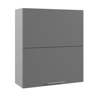 Гарда ВПГПМ 800 шкаф верхний высокий Blum Aventos (Серый Эмалит/корпус Серый) в Енисейске - enisejsk.mebel54.com | фото