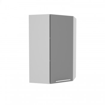 Гарда ВПУ 550 шкаф верхний угловой высокий (Серый Эмалит/корпус Серый) в Енисейске - enisejsk.mebel54.com | фото