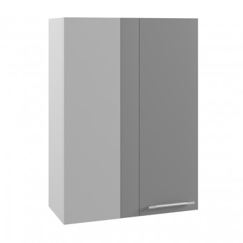 Гарда ВПУ 650 шкаф верхний угловой высокий (Белый/корпус Серый) в Енисейске - enisejsk.mebel54.com | фото