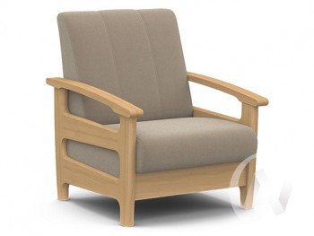Кресло для отдыха Омега (бук лак/CATANIA LATTE) в Енисейске - enisejsk.mebel54.com | фото