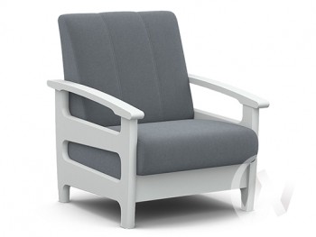 Кресло для отдыха Омега (снег лак/CATANIA SILVER) в Енисейске - enisejsk.mebel54.com | фото