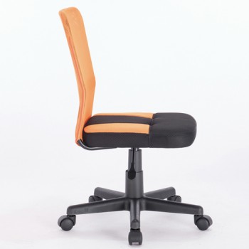 Кресло компактное BRABIX Smart MG-313 (черный, оранжевый) в Енисейске - enisejsk.mebel54.com | фото