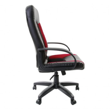 Кресло офисное BRABIX Strike EX-525 (черно-красный) в Енисейске - enisejsk.mebel54.com | фото