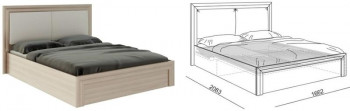 Кровать 1,6 Глэдис (М32) с подъемным механизмом Распродажа в Енисейске - enisejsk.mebel54.com | фото
