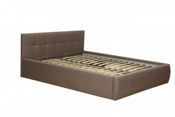 Кровать "Диана" ш. 1400 (Н=1010мм) (жаккард шоколад) в Енисейске - enisejsk.mebel54.com | фото