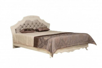 Кровать двойная "Кантри" (вудлайн кремовый/патина/ортопед/1820) в Енисейске - enisejsk.mebel54.com | фото