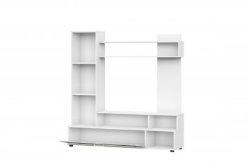 Мебель для гостиной "МГС 9" Белый / Цемент светлый в Енисейске - enisejsk.mebel54.com | фото