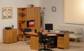 Мебель для персонала Рубин 42 Светлый миланский орех в Енисейске - enisejsk.mebel54.com | фото