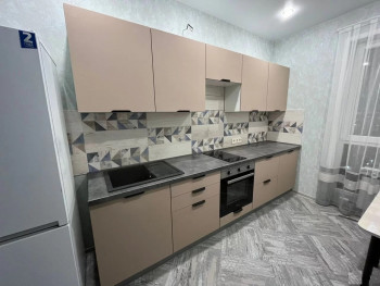 Модульная кухня Норд 2,5 м (Софт какао/Белый) в Енисейске - enisejsk.mebel54.com | фото