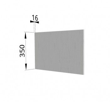 Панель торцевая (для шкафа горизонтального глубокого) ГПГ Капри (Липа белый) в Енисейске - enisejsk.mebel54.com | фото