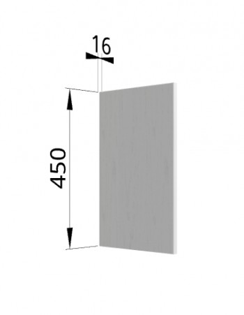 Панель торцевая (для шкафа горизонтального высокого) ВПГ Монца, Ройс (Кварц черный) в Енисейске - enisejsk.mebel54.com | фото