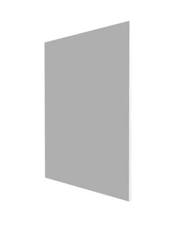 Панель торцевая С Ройс (для шкафов нижних) Белый софт в Енисейске - enisejsk.mebel54.com | фото