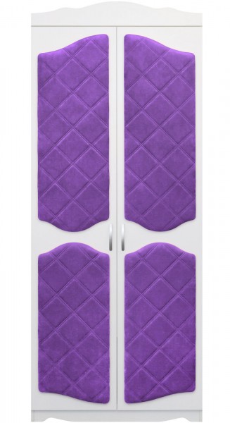 Шкаф 2-х створчатый серии Иллюзия 32 фиолетовый в Енисейске - enisejsk.mebel54.com | фото
