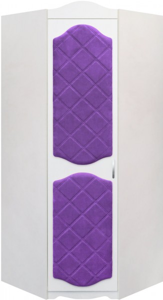 Шкаф угловой Иллюзия 32 Фиолетовый в Енисейске - enisejsk.mebel54.com | фото
