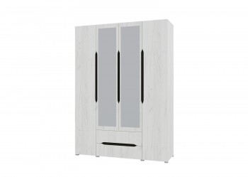 Шкаф 4-х створчатый с ящиками и зеркалами Вега (Прованс) в Енисейске - enisejsk.mebel54.com | фото
