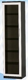 Шкаф средний со стеклодверью ДЛЯ ГОСТИНОЙ ШСС-450 Венге/Дуб выбеленный в Енисейске - enisejsk.mebel54.com | фото