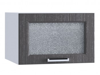 Шкаф верхний горизонтальный со стеклом 510, ШВГС 510 (Клен серый/корпус белый) в Енисейске - enisejsk.mebel54.com | фото