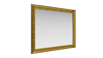 Зеркало навесное "Айрум"/(дуб кальяри / профиль: золото с орнаментом) в Енисейске - enisejsk.mebel54.com | фото